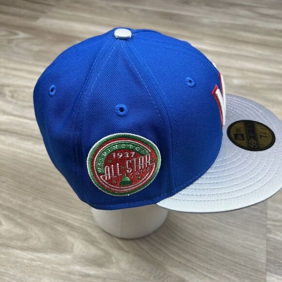 WASHINGTON SENATORS 1937 ALL-STAR GAME PATCH HAT 7 1/4 NEW ERA 59FIFTY JUICE BOX - Picture 7 of 16